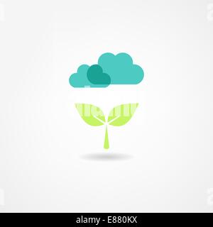 icona di irrigazione Illustrazione Vettoriale