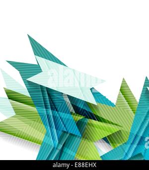 Colorato forme geometriche linee astratte per il business / tecnologia sfondo, presentazione, web design, web layout, gli elementi di design Illustrazione Vettoriale