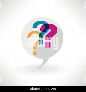 Icona a punto interrogativo Illustrazione Vettoriale