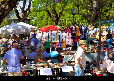 Mercato, Alameda Vieja, Jerez de la Frontera, la provincia di Cadiz Cadice, Andalusia, Spagna, Europa Foto Stock