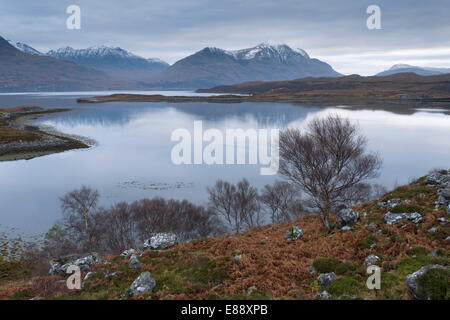 Una vista della parte superiore del Loch Torridon, Highlands, Scotland, Regno Unito, Europa Foto Stock