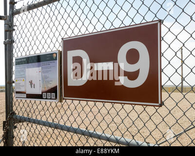 Delta-09 Impianto di lancio per il Minuteman II missile, il Dakota del Sud, STATI UNITI D'AMERICA Foto Stock