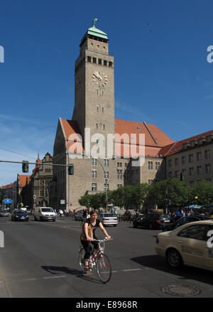 Berlino, Germania, il Rathaus Neukölln Foto Stock