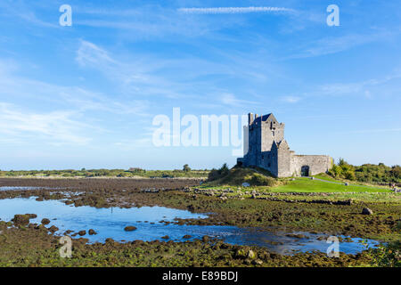 Dunguaire Castle, una 16thC Tower House nei pressi di Kinvarra, Galway Bay, nella contea di Galway, Repubblica di Irlanda Foto Stock