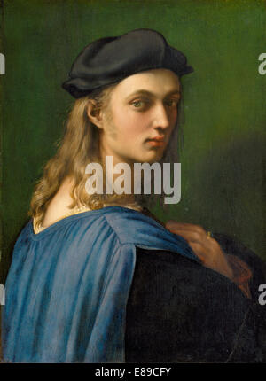 Raphael (italiano, 1483 - 1520 ), Bindo Altoviti, c. 1515, olio su pannello Foto Stock