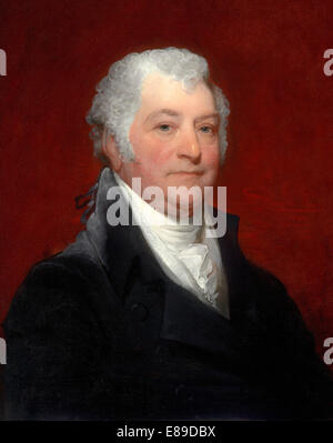 Gilbert Stuart, Joseph Coolidge, americano, 1755 - 1828, 1820, olio su legno Foto Stock
