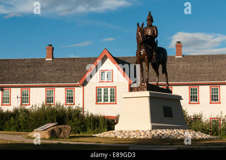 Elk203-6329 Canada, Alberta, Calgary, Forte di Calgary Foto Stock