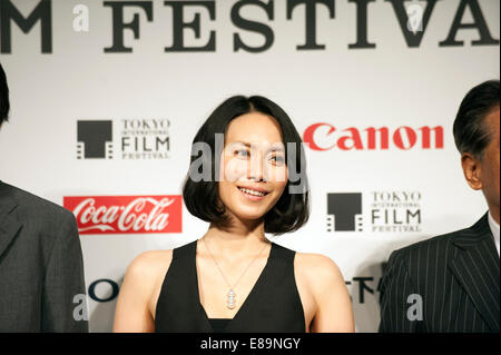 Attrice giapponese Miki Nakatani denominato come festa del muse per la ventisettesima Tokyo International Film Festival. Foto Stock