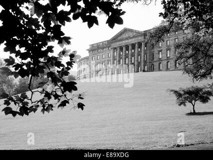 Achtziger Jahre, Bergpark Wilhelmshoehe, UNESCO Weltkulturerbe, Kulturdenkmal, Schloss Wilhelmshoehe a Kassel, Hessisches Bergland, Assia Foto Stock