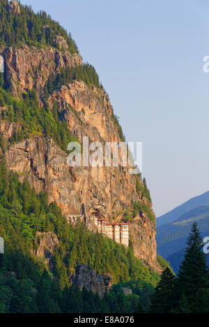 Sumela monastero o Sümela Manastırı, Trabzon Provincia, le montagne del Mar Nero, la regione del Mar Nero, Turchia Foto Stock