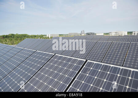 Pannello solare di concentratore di celle fotovoltaiche - alternativa  efficiente tecnologia solare Foto stock - Alamy