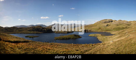 Immagine panoramica di angolo Tarn sopra Ullswater, Lake District inglese, REGNO UNITO Foto Stock