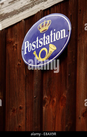 Poststation, Skansen, outdoor, Museo, Stoccolma, Svezia Foto Stock