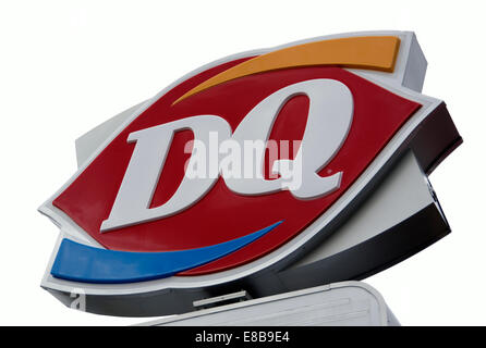 Dairy Queen segno del logo Foto Stock