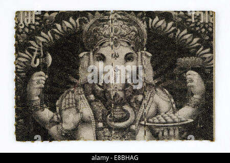 "B&W Ganesh' LSD Blotters Foto Stock