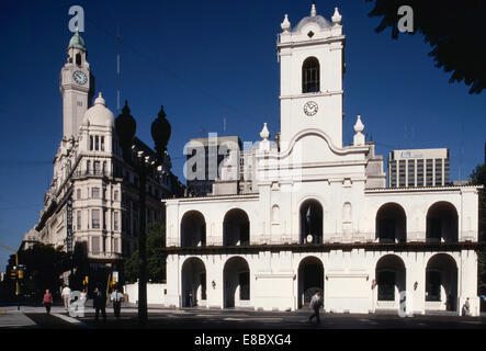 Town Hall Plaza 25 de mayo, buenos aires, Argentina, Sud America Foto Stock