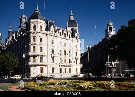 Edificio classico, 25 Plaza de Mayo, buenos aires, Argentina, Sud America Foto Stock