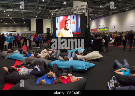 Londra, Regno Unito. 4rd oct, 2014.Destination Star Trek 3 evento , il centro Excel, Docklands. Credito: Robert Stainforth/Alamy Live News Foto Stock