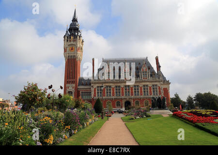 Municipio (mairie) in Boulevard Jacquard, Calais, Pas de Calais, Francia Foto Stock