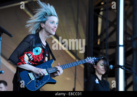 San Vincenzo live su Austin City Linits Festival 2014 in Zilker park. Austin, 03.10.2014 Foto Stock