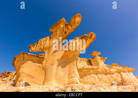 Bolnuevo Mazarron eroso arenarie in Murcia Spagna Foto Stock