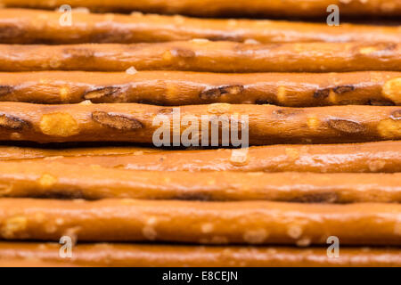 Snack salato bastoni Close Up Foto Stock