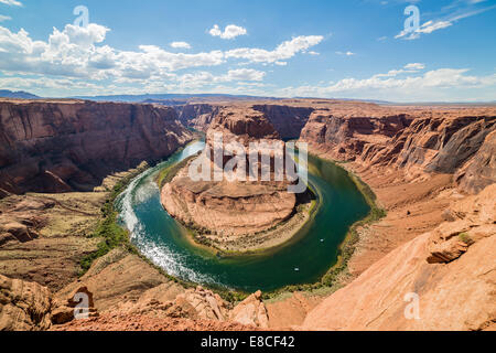 Curva a ferro di cavallo del fiume Colorado in Arizona Foto Stock