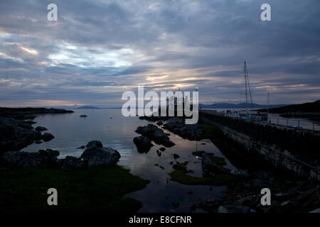 L alba traghetto da Colonsay a Oban Foto Stock