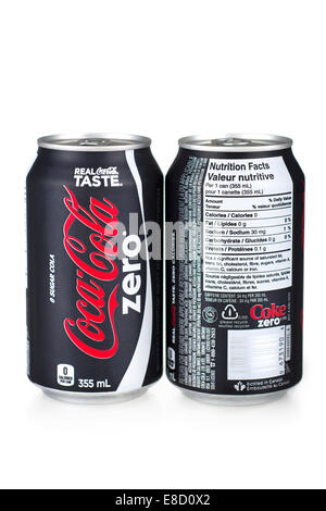 Coca Cola Zero Foto Stock