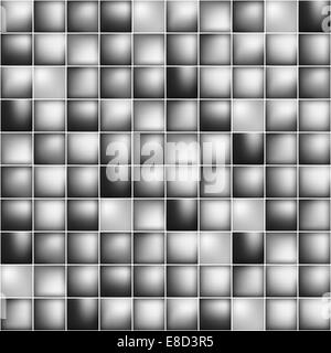 Lucida mosaico colorato celle quadrate grid Foto Stock