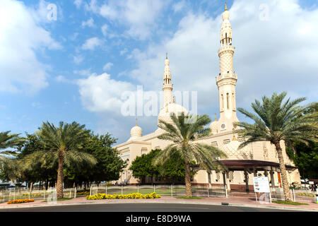 La Moschea di Jumeirah a Dubai City, Dubai, Emirati Arabi Uniti Foto Stock