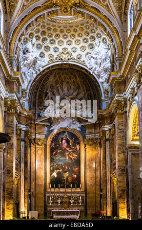 Cupola e coro, Chiesa di San Luigi dei Francesi o la chiesa di San Luigi dei Francesi, Roma, lazio, Italy Foto Stock