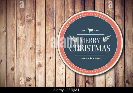 Immagine composita di banner e il logo dicendo buon natale Foto Stock