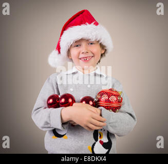 Immagine composita di festosa Ragazzo che sorride Foto Stock