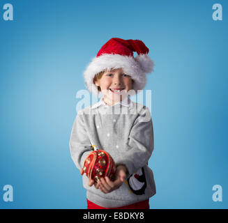 Immagine composita di festosa Ragazzo che sorride Foto Stock