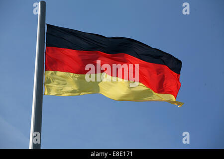 Flagge Deutschland Bundesflagge und Handelsfflagge bandiera della Germania Foto Stock