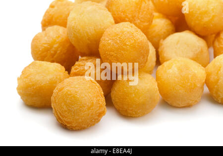 Close up di patate fritte sfere Foto Stock