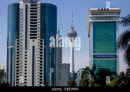 Il dalla torre di Kuala Lumpur, Kuala Lumpur, Malesia Foto Stock