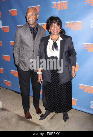 Serata di Apertura dopo parte per un uva passa al sole al Tribeca tetto - Arrivi con: Samuel L. Jackson,Latanya Richardson Jackson dove: New York New York, Stati Uniti quando: 03 Apr 2014 Foto Stock