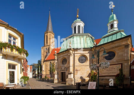 Di San Clemente e chiesa cappella Marienkapelle, Telgte, Münsterland, Renania settentrionale-Vestfalia, Germania Foto Stock