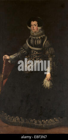 Ritratto della regina Elisabetta di Francia (1602-1644), regina consorte di Spagna. Artista: Anonimo Foto Stock