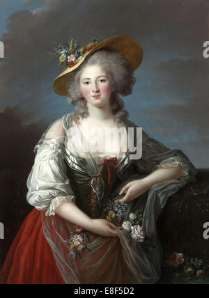 Élisabeth Philippine Marie Hélène de Bourbon. Artista: Vigée-Lebrun, Marie Louise Elisabeth (1755-1842) Foto Stock