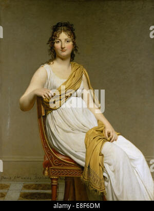 Ritratto di Madame Raymond de Verninac, née Henriette Delacroix. Artista: David, Jacques Louis (1748-1825) Foto Stock