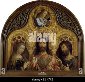 Cristo tra la Vergine Maria e San Giovanni Battista. Artista: Gossaert, Jan (ca. 1478-1532) Foto Stock