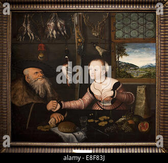 Il Ill abbinati giovane. Artista: Cranach, Lucas, il Vecchio (1472-1553) Foto Stock
