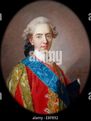 Louis-Auguste, Duc de Berry (1754 - 1793), il futuro Luigi XVI, re di Francia. Artista: Van Loo, Louis Michel (1707-1771) Foto Stock