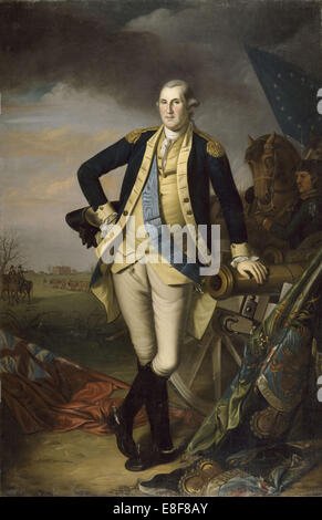 George Washington dopo la battaglia di Princeton il 3 gennaio 1777. Artista: Peale Charles Willson (1741-1827) Foto Stock