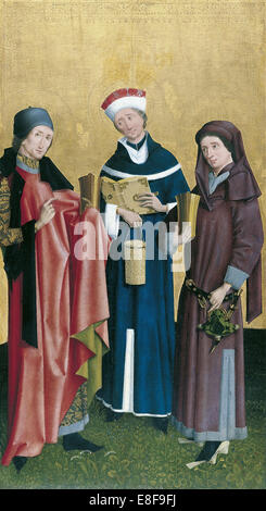 Santi Cosma e Damiano e Pantaleon. Artista: Master di Colonia (active ca 1500) Foto Stock