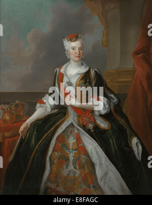 Ritratto di Maria Josepha d'Austria (1699-1757). Artista: Silvestre, Louis de (1675-1760) Foto Stock