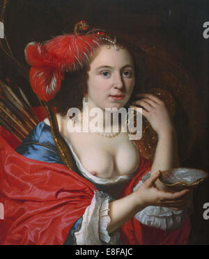 Anna du pire come Granida. Artista: Helst, Bartholomeus van der (1613-1670) Foto Stock